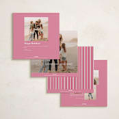 "Colorful Wishes" - Holiday Photo Mount Cards in Gumdrop by Alston Foster - Back of Card Options