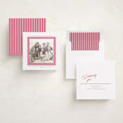 "Colorful Wishes" - Holiday Photo Mount Cards in Gumdrop by Alston Foster - Assembled