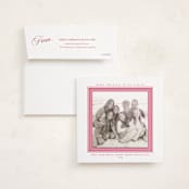 "Colorful Wishes" - Holiday Photo Mount Cards in Gumdrop by Alston Foster - Card with Envelope