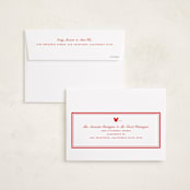 "Mickey classic preppy" - Holiday Photo Mount Cards in Candy Cane by Creo Study - FREE Recipient Addressing