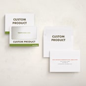 "Portrait Custom" - Holiday Photo Mount Cards in Charcoal by Minted Custom - Assembled