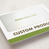 "Portrait Custom" - Holiday Photo Mount Cards in Charcoal by Minted Custom - Premium Photo Paper Mounted on Card