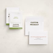 "Portrait Custom" - Holiday Photo Mount Cards in Charcoal by Minted Custom - Assembled