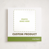 "Portrait Custom" - Holiday Photo Mount Cards in Charcoal by Minted Custom - Front