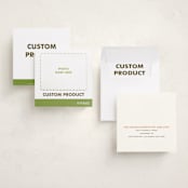 "Portrait Custom" - Holiday Photo Mount Cards in Charcoal by Minted Custom - Assembled