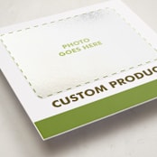 "Portrait Custom" - Holiday Photo Mount Cards in Charcoal by Minted Custom - Premium Photo Paper Mounted on Card