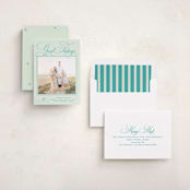 "Julep" - Holiday Photo Mount Cards in Mint by Megan Davis - Assembled