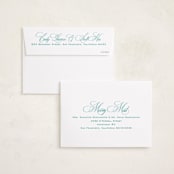 "Julep" - Holiday Photo Mount Cards in Mint by Megan Davis - FREE Recipient Addressing