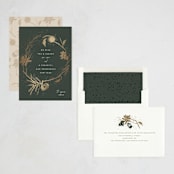 "woodland shimmer" - Holiday Cards in Forest by Susan Zinader - Assembled