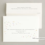 "confetti popper" - Holiday Cards in Midnight by Ellen Schlegelmilch - FREE Recipient Addressing