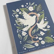 "Peace Dove Arch" - Holiday Cards in Night by Hannah Williams - Detail