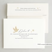 "Peace Dove Arch" - Holiday Cards in Night by Hannah Williams - FREE Recipient Addressing