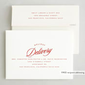 "retro glam" - Holiday Cards in Midnight by Kristie Kern - FREE Recipient Addressing