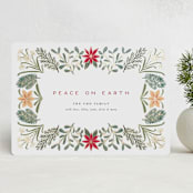 "Paper Whites" - Holiday Cards in Snow by Amy Kross - Front