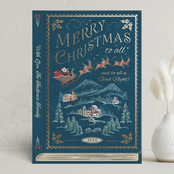"The Night Before Christmas" - Holiday Cards in Night by Paper Sun Studio - Front