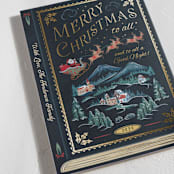"The Night Before Christmas" - Holiday Cards in Coal by Paper Sun Studio - Detail