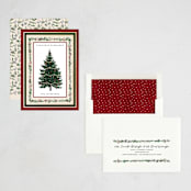 "Decorated Christmas" - Holiday Cards in Mulled Wine by Susan Moyal - Assembled