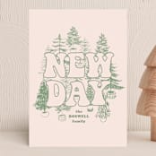 "Potted Joy" - Holiday Cards in Pear by Baumbirdy - Front