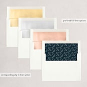 "Woodland" - Holiday Cards in Midnight by Jan Shepherd - Envelope Liners
