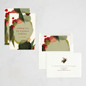 "Cirque" - Holiday Cards in Spruce by Wendy Keller - Assembled
