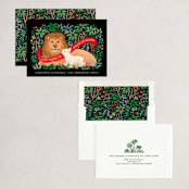 "The Lion and the Lamb" - Holiday Cards in Night by Paper Sun Studio - Assembled