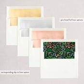 "The Lion and the Lamb" - Holiday Cards in Night by Paper Sun Studio - Envelope Liners