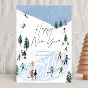 "Snow Adventure" - Holiday Cards in Sky by Elly - Front