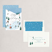 "Snow Adventure" - Holiday Cards in Sky by Elly - Assembled