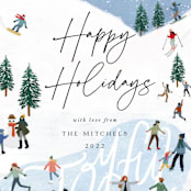 "Snow Adventure" - Holiday Cards in Sky by Elly - Detail