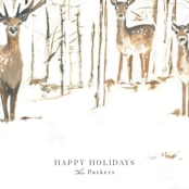 "Enchanted Forest" - Holiday Cards in Halo by Teju Reval - Close-Up