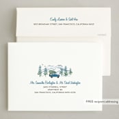 "Rocky Road Christmas" - Holiday Cards in Blue Spruce by Paper Sun Studio - FREE Recipient Addressing