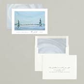 "Morning Light" - Holiday Cards in Snowfall by Nicole Walsh - Assembled
