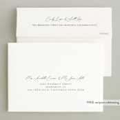"Morning Light" - Holiday Cards in Snowfall by Nicole Walsh - FREE Recipient Addressing