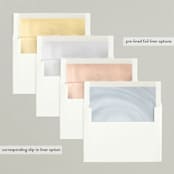 "Morning Light" - Holiday Cards in Snowfall by Nicole Walsh - Envelope Liners