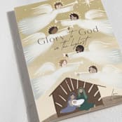 "Glory to God in the Highest" - Holiday Cards in Glow by Rebecca Durflinger - Detail
