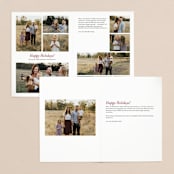 "Santa's Other Ride" - Holiday Cards in Cherry by Heather Azano-Brown - Interior Options