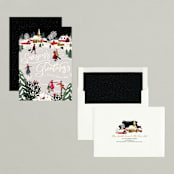 "Winter Skate" - Holiday Cards in Midnight by Meggy Masters - Assembled