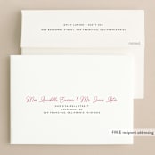 "warmest holidays" - Holiday Cards in Candy Cane by Alexandra Dzh - FREE Recipient Addressing