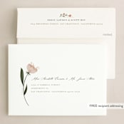 "Botanical Peace on Earth" - Holiday Cards in Moss by Erin German - FREE Recipient Addressing