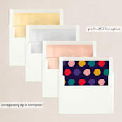 "Merry & VERY Bright" - Holiday Cards in Blueberry by Brooke Chandler - Envelope Liners