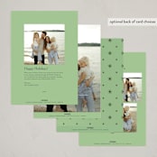 "Disney's Mickey Mouse Merry & Bright" - Holiday Cards in Elf Shoes by Ana de Sousa - Back of Card Options