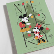 "Disney's Mickey Mouse Merry & Bright" - Holiday Cards in Elf Shoes by Ana de Sousa - Detail