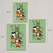 "Disney's Mickey Mouse Merry & Bright" - Holiday Cards in Elf Shoes by Ana de Sousa - Formats Available