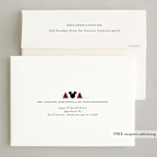"Disney Mickey Christmas ride" - Holiday Cards in Cranberry by Maja Cunningham - FREE Recipient Addressing