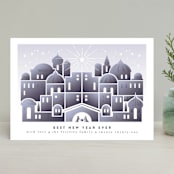 "Nativity" - Holiday Cards in Celestial by Ana de Sousa - Front