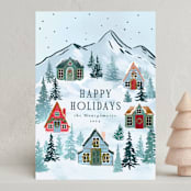 "Mountaineer" - Holiday Cards in Ice by Petra Kern - Front