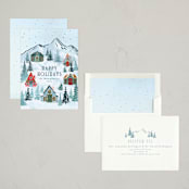 "Mountaineer" - Holiday Cards in Ice by Petra Kern - Assembled