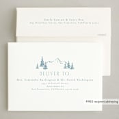 "Mountaineer" - Holiday Cards in Ice by Petra Kern - FREE Recipient Addressing