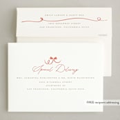 "Farmhouse Tree" - Holiday Cards in Apple by Tamara Hilje - FREE Recipient Addressing
