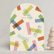 "confetti strips" - Holiday Cards in Candy by Ellen Schlegelmilch - Front